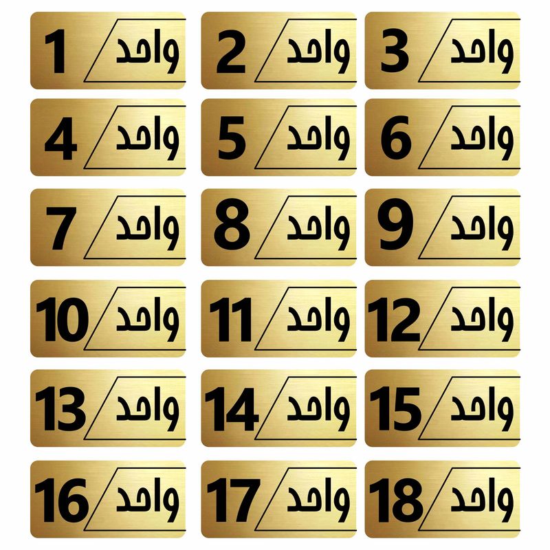تابلو راهنما مدل نویان مجموعه 18 عددی